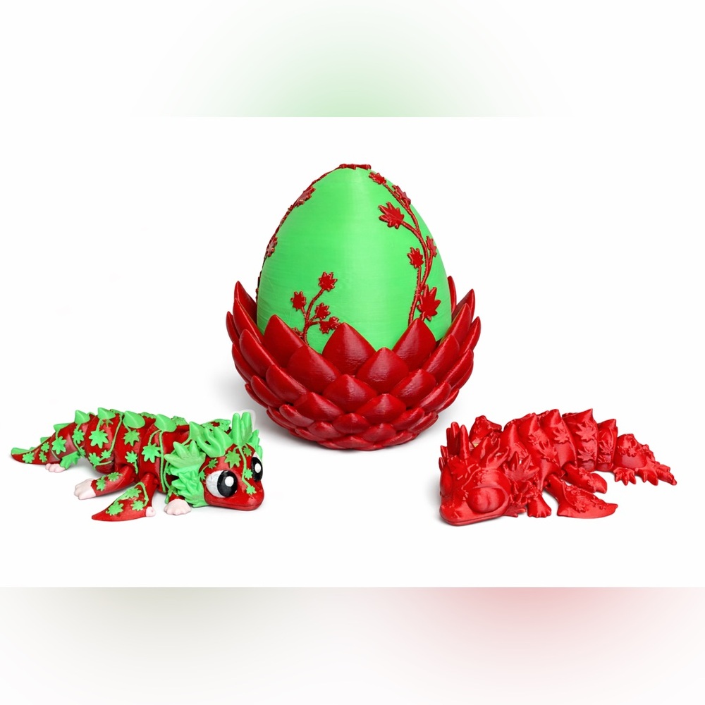 Flower Dragon Egg with Twins